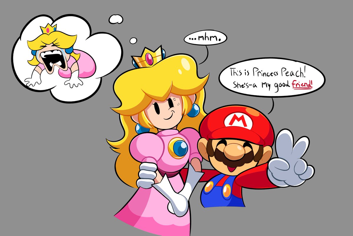 Mario friend zoning Peach