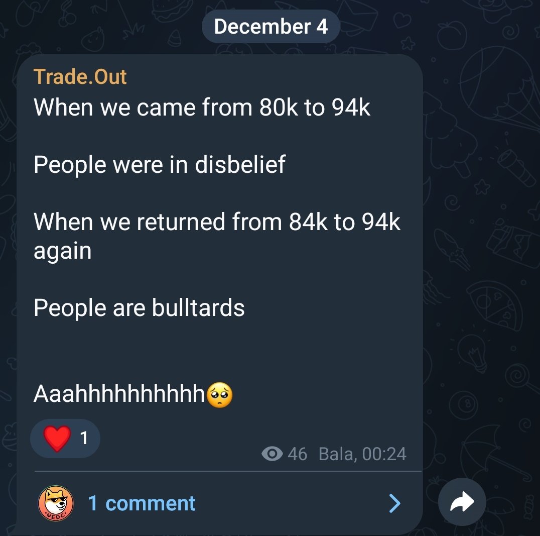 itxmebala's tweet image. Price was 93.5k when I told this, now 90.2k