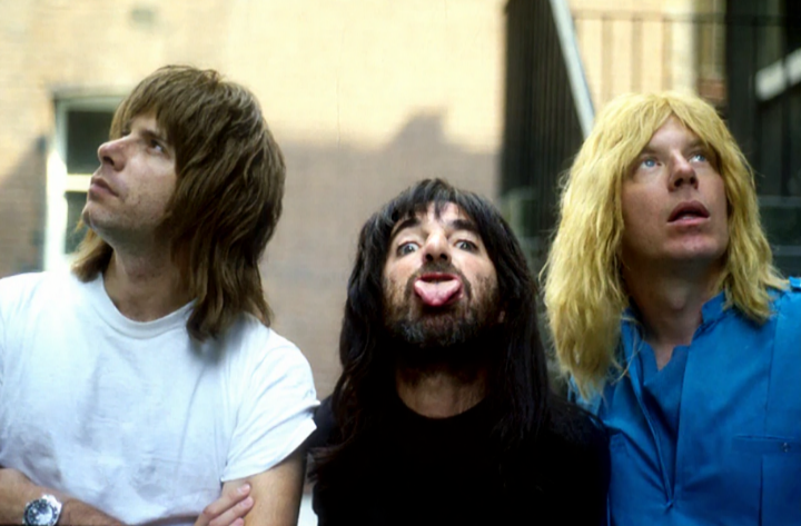 SusanMcEntyre1's tweet photo. Spinal Tap 😁😂 - London 80s. Courtesy of AC. #parody #comedyrock #HeavyMetal #HardRock #GlamMetal https://t.co/uVy5GSrBnq