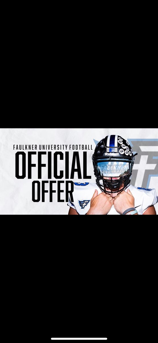 BigJohn5815's tweet photo. Blessed to receive my first offer from Faulkner university! 
@JT_BakerDPP 
@DRA1L @kobydavis01 @JosephHall_72 @HallTechSports1 @Coach_BTurner https://t.co/PmRGPlR28C