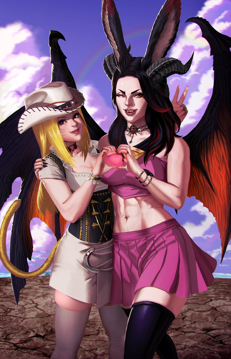 I wanna say THANK YOU to <a href="/WillRascoe/">Will Rascoe Art (Comms: Closed)</a> for another AMAZING commission for me and <a href="/ArtharsFF14/">Arthars</a> ! Watch out bois, we the two baddest bitches in all of eorzia!
