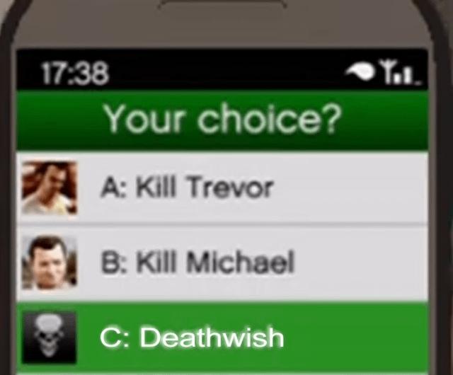 Deathwish offical CANON ending for GTA5