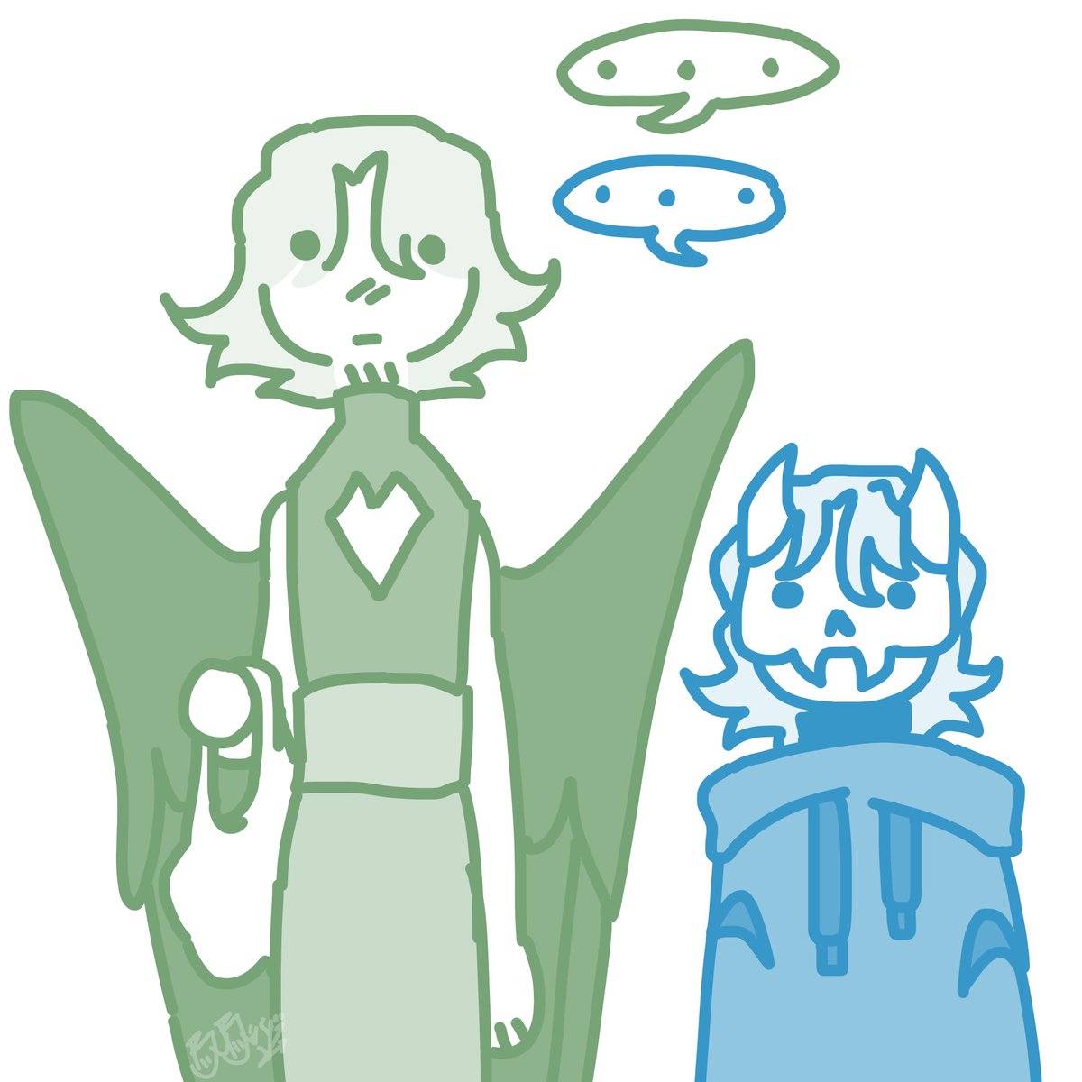 Bubvy_'s tweet image. Interrupting a tea party 

#philzafanart #missafanart #chayannefanart #lullahfanart #deathduo