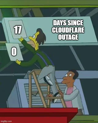Cloudflare, ce matin.