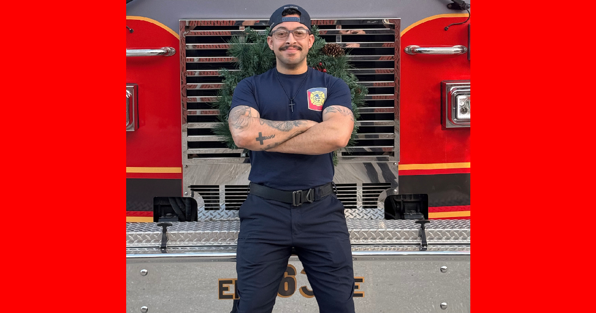 989WMMO's tweet photo. Today's #FirstResponderFriday honoree is Marc Butlron of @OSCFR. Nominate a First Responder and read about our honorees here https://t.co/WAFF1Mt6G2 @JoeRockWMMO #Rock #ClassicRock #OsceolaCountyFireRescue #FirstResponder #989WMMO https://t.co/kECZ3WctIi
