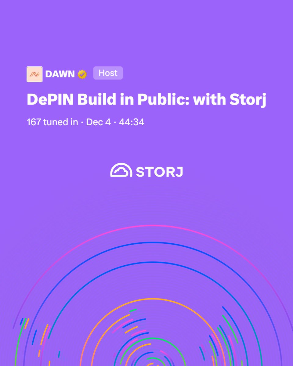 Storj (@storj) / Posts / X