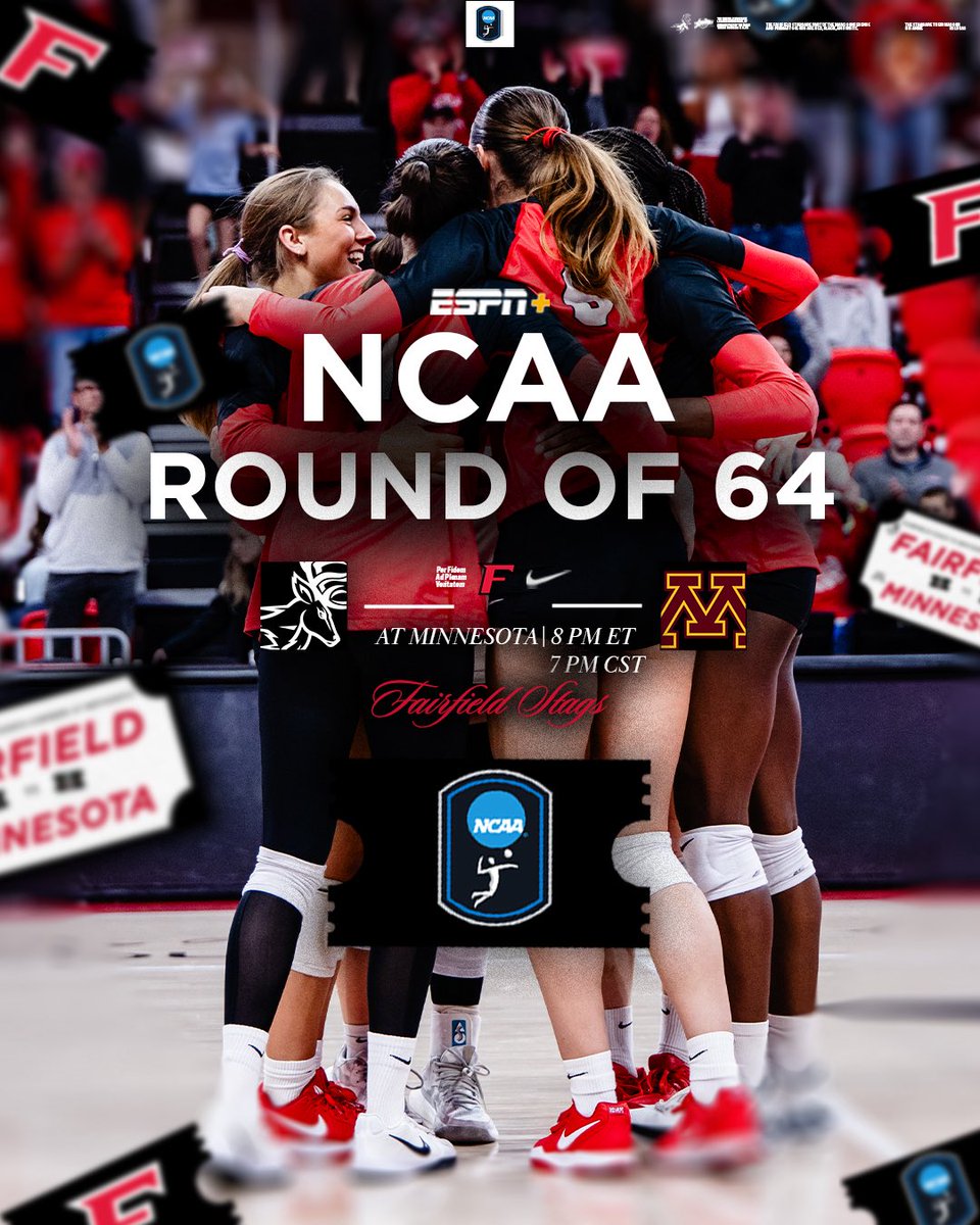 NCAA First Round
 
🆚 #17 Minnesota
⏰ 30 minutes after first match ends (approx. 7:30 PM ET)
🎟️ bit.ly/3Y8WruL
📺 <a href="/ESPNPlus/">ESPN+</a>
🎥 bit.ly/4a0PfIA
📊 ncaa.com/game/6500668

🤘🏐