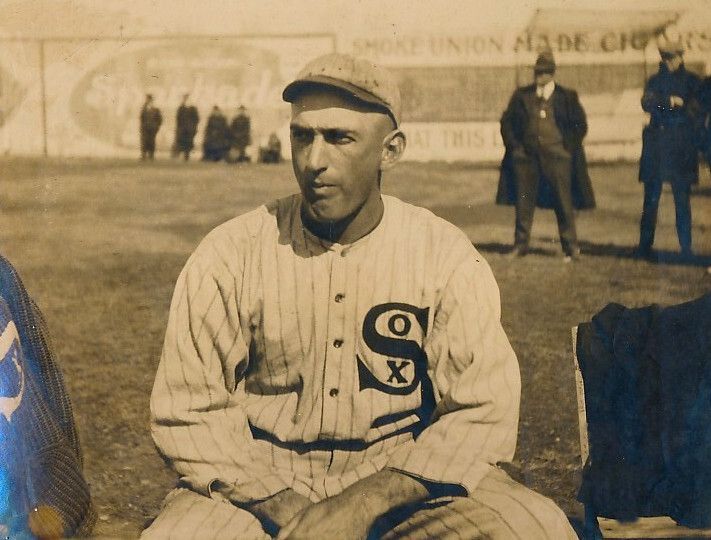 Shoeless” Joe Jackson before game vs. Yankees at Comiskey Park August 23, 1915  This was 2 days after he was traded from the Cleveland Naps to the White Sox. Should Shoeless Joe be put in the Hall of Fame?