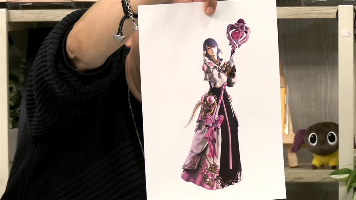 Actually_Tina's tweet image. There will be an infamous XIV player with Miqote face 4 named "Pink Cupcake" with 5 callout docs about them and this will be their glam