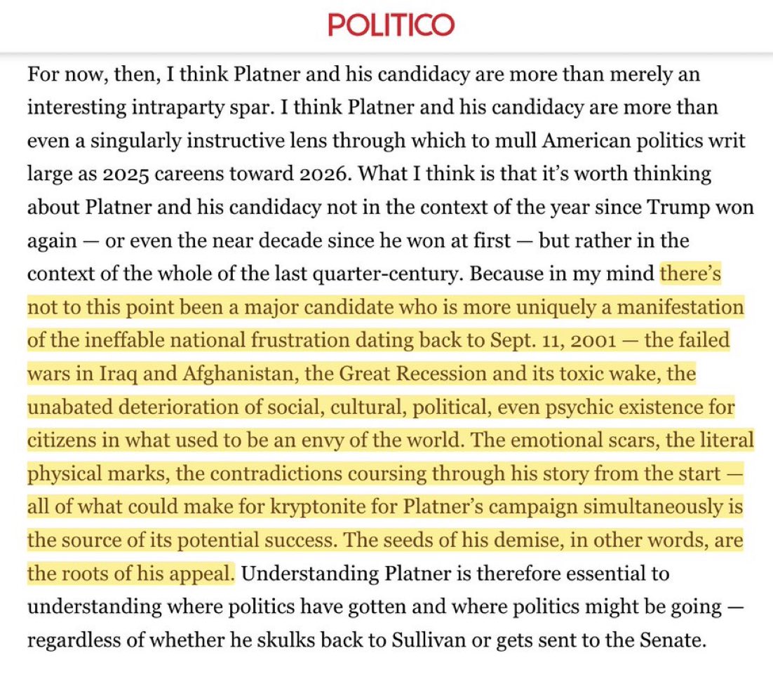 Read <a href="/michaelkruse/">Michael Kruse</a>’s profile on <a href="/grahamformaine/">Graham Platner for Senate</a>. 

politico.com/news/magazine/…