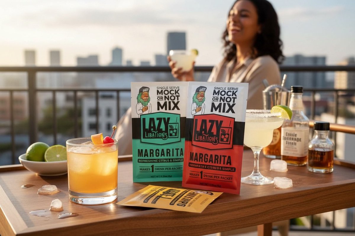 It’s FRI-YAY! Ready for the weekend, whether it’s a Mocktail or Cocktail, Lazy Libations makes it fast and easy to mix your favorite drink anywhere anytime… Mix It Up!
<a href="/LazyLionsNFT/">Lazy Lions 👑</a> ROAR TOGETHER 

In production now 🤞🏼 for New Years