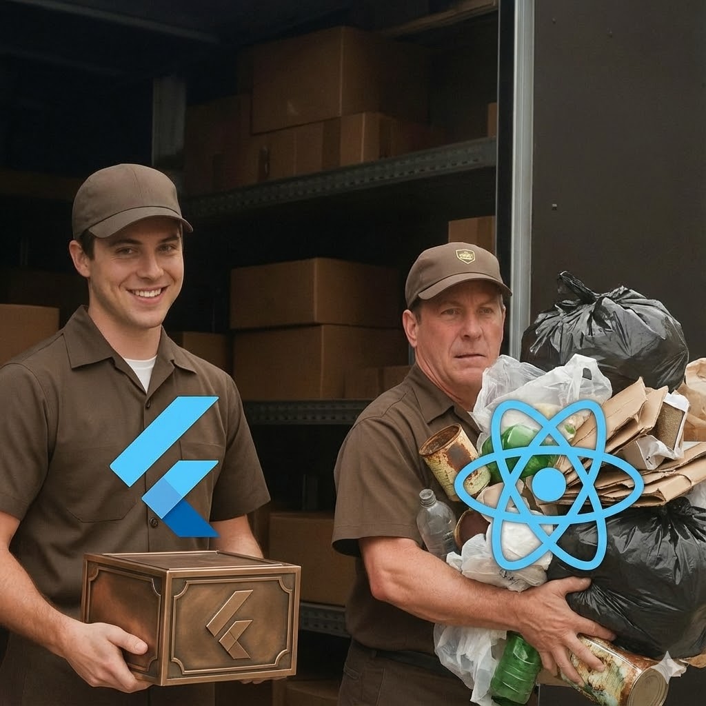 I fixed that for you :)

#flutter ftw 😄