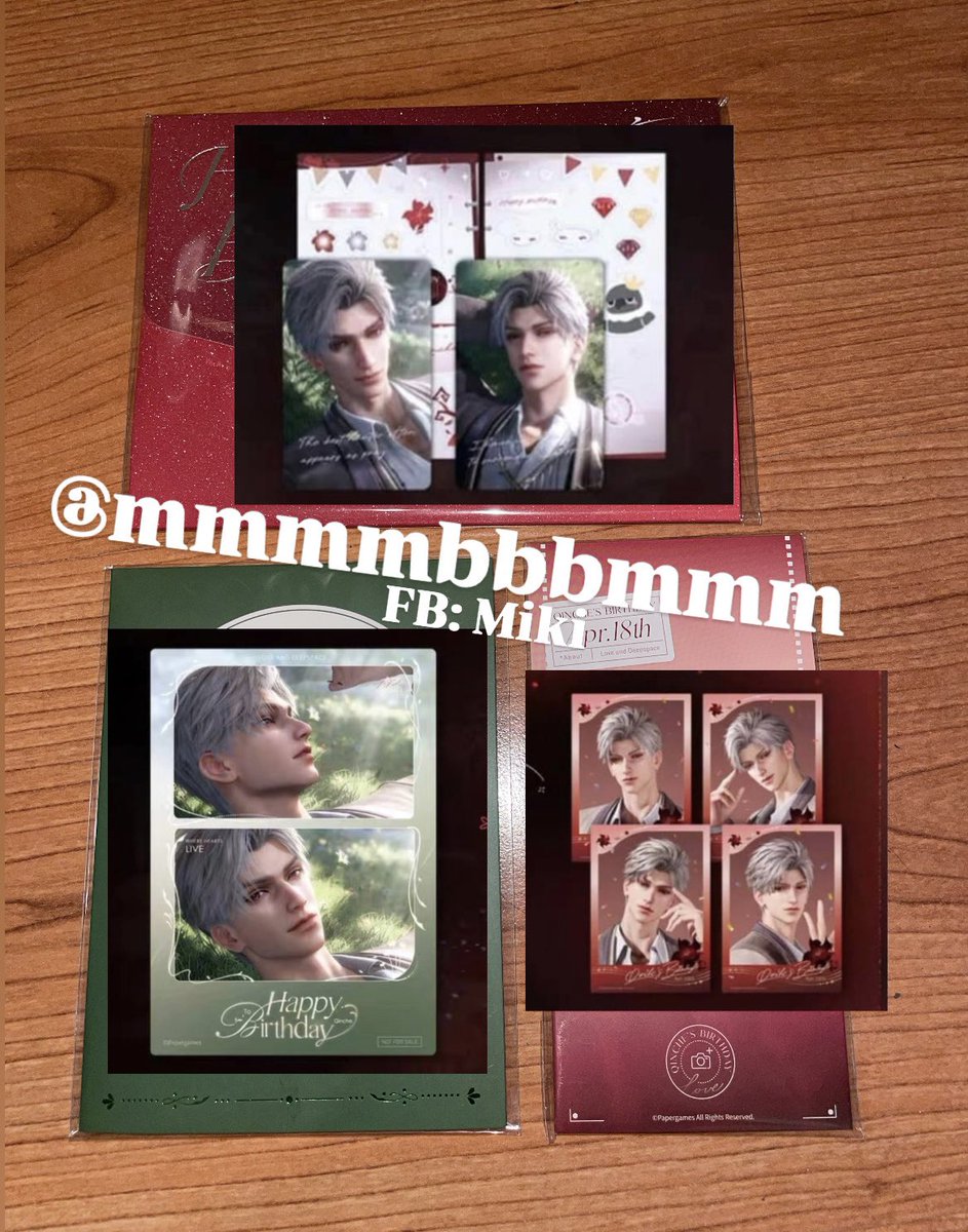 mmmmbbbmmm's tweet image. ขาย sylus birthday goods ค่ะ💖
เซตวันเกิด สแตนดี้ เข็มกลัด โพลารอยด์เล็กด้านขวาล่างยังไม่เคยแกะ อีก 2 อย่างแกะเช็คของรอบเดียว เก็บอย่างดีค่ะ

+ ค่าส่ง 40 ต่อบ้านค่า
สนใจเมนชั่น / dm ได้เลยค่ะ💖

kw: ไซลัส ป๋า ไซ วันเกิด (หล่อมาก)

#ตลาดนัดloveanddeepspace
#ตลาดนัดlads