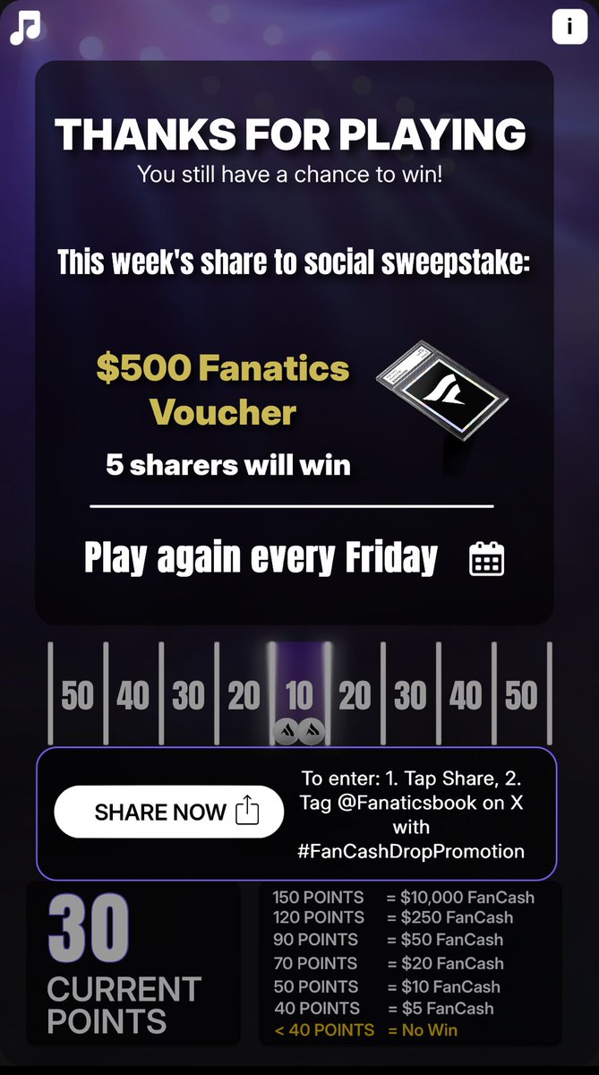 brandon_ba1's tweet photo. Play the #FanCashDropPromotion today

⁦@FanaticsBook⁩  https://t.co/tHqdYoXzHn https://t.co/xdJ54dpV6X