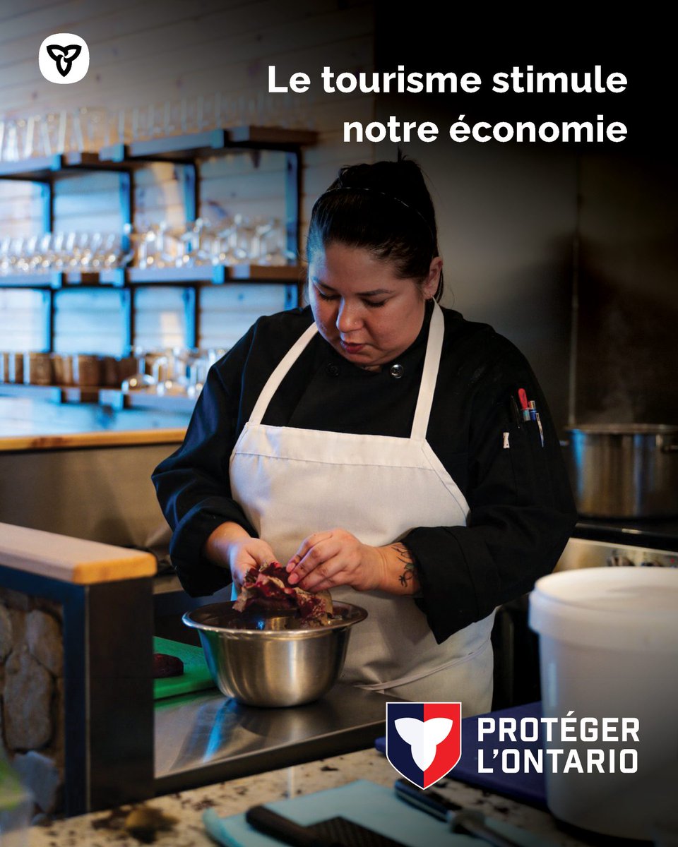 Le tourisme joue un rôle essentiel dans l’économie de l’Ontario. #LSV? En 2024, les visiteurs de l’Ontario ont dépensé 33 G$ et soutenu plus de 300 000 emplois.

Découvrez ce que nous faisons pour développer le secteur touristique en Ontario : ontario.ca/fr/page/minist…