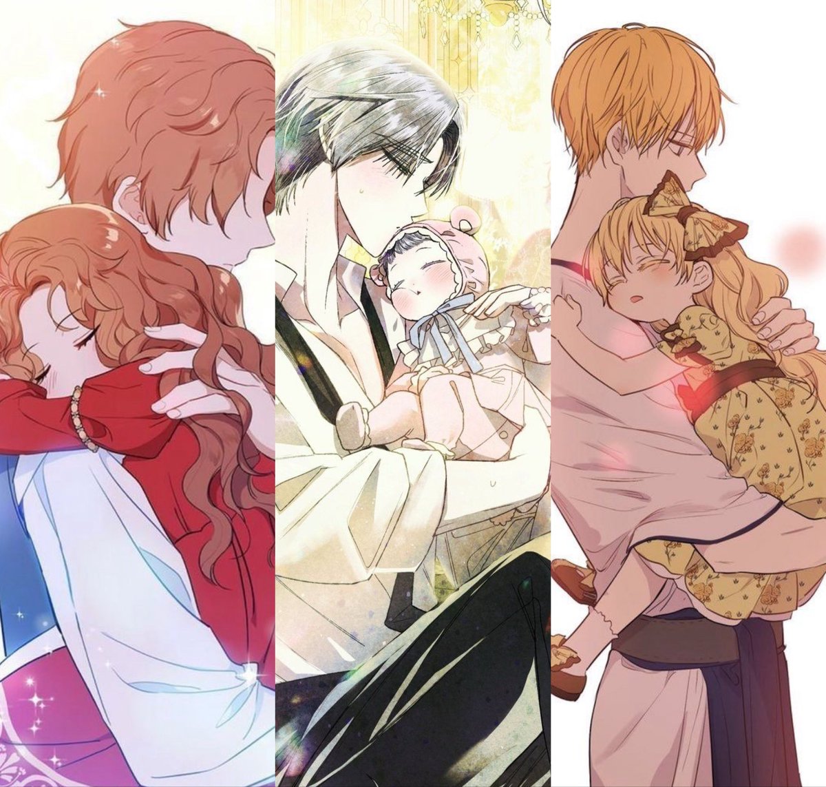 flintseliano's tweet image. fathers holding their daughters 💕