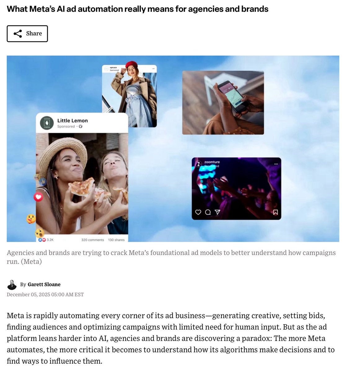 KrisPatel99's tweet image. $META golden cross incoming…

META is continuing to see higher ad spend as a result of its investment in AI tools. These tools not only give Meta a layup when it comes to demand but also generates a moat that will see growth continue. 

Long $META