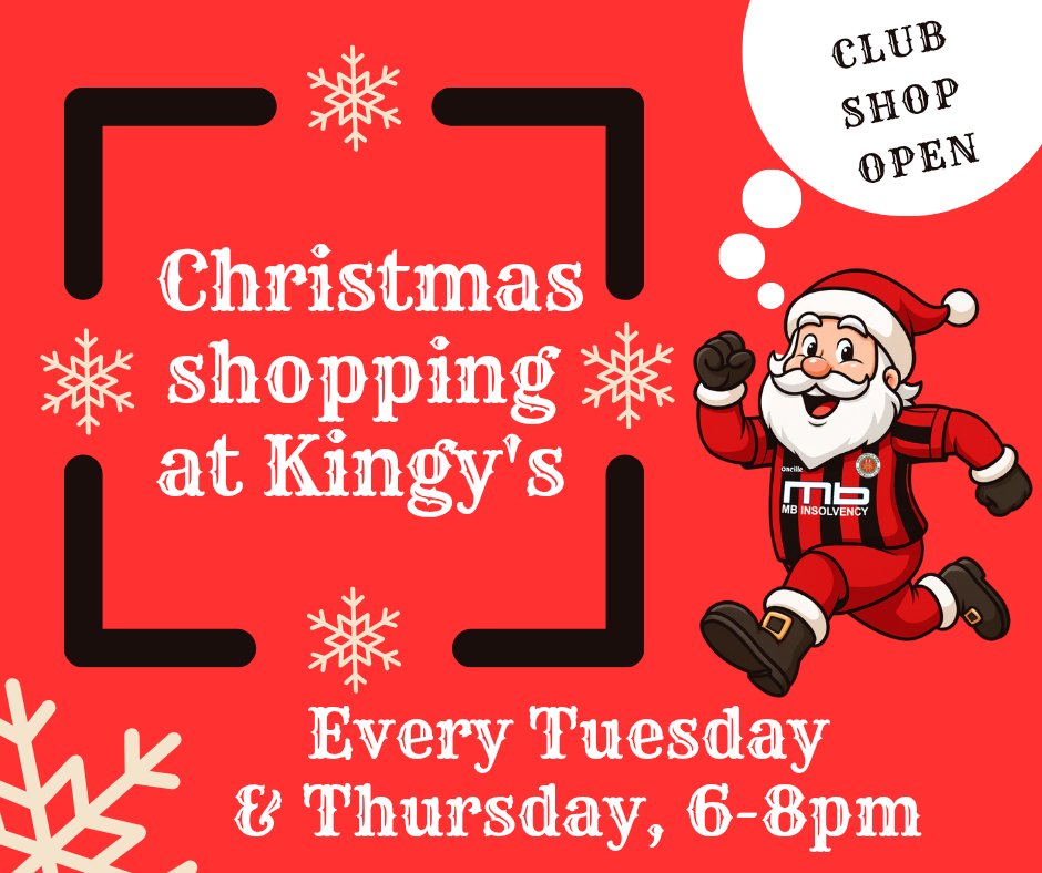 DroitSpaFC's tweet photo. 🛒🎁
We'll be opening the Club Shop in the run up to Christmas during the following days &amp; times 👇

🔴 Tuesdays 9th, 16th, 23rd
⚫ Thursdays 11th &amp; 18th
🕕 6pm-8pm

We've a large range of items for sale for that special Saltman (or lady) in your life!

#UTS #christmasshopping https://t.co/GdznfbjrZu