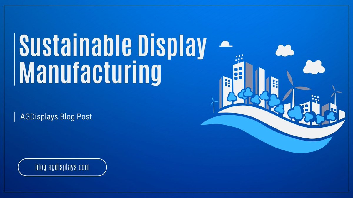 AGDisplays's tweet photo. ♻️In our latest blog  post, we explore eco-challenges in LCDs and solutions like green materials and recycling for industries like aerospace and medical. 

Interested in sustainable tech? Read more here: https://t.co/dzF8OUpHrf 👈

#SustainableManufacturing #LCDTech #Greentech https://t.co/k9lnoZqaAG