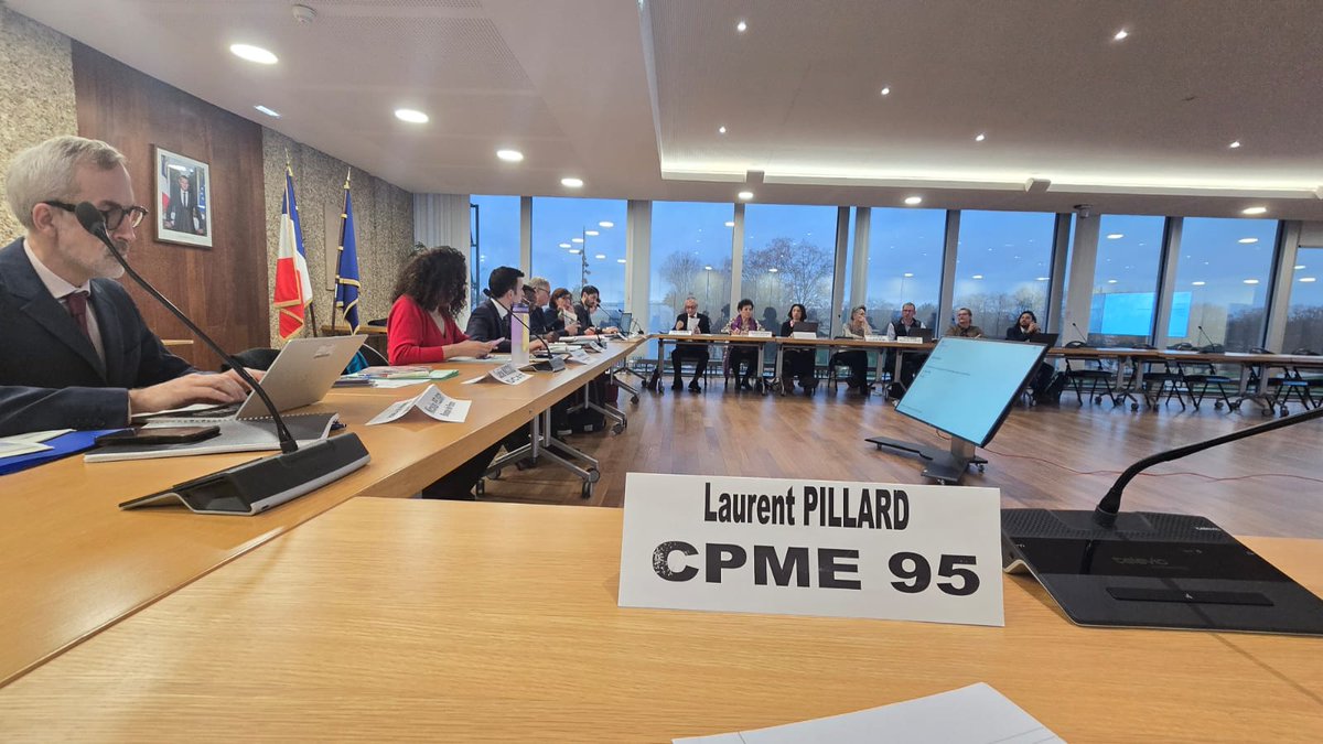 CPME95's tweet photo. [Retour sur le CDDER – 04.12.2025]

Hier matin, Laurent PILLARD, Président de la CPME Val d'Oise 95, participait à la dernière réunion de l’année du CDDER du Val-d’Oise.

https://t.co/sXbLHCyYov

#CDDER #ValdOise #EconomieLocale #Entreprises #CPME95 #Territoire #Emploi https://t.co/nVcBNPZKfR