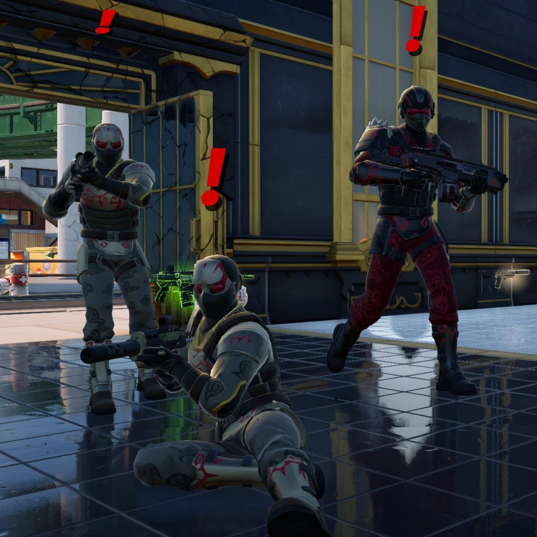 LizardArtist's tweet image. I REALLY hope this means we can get the Chapter 6 guards as skins too 🙏