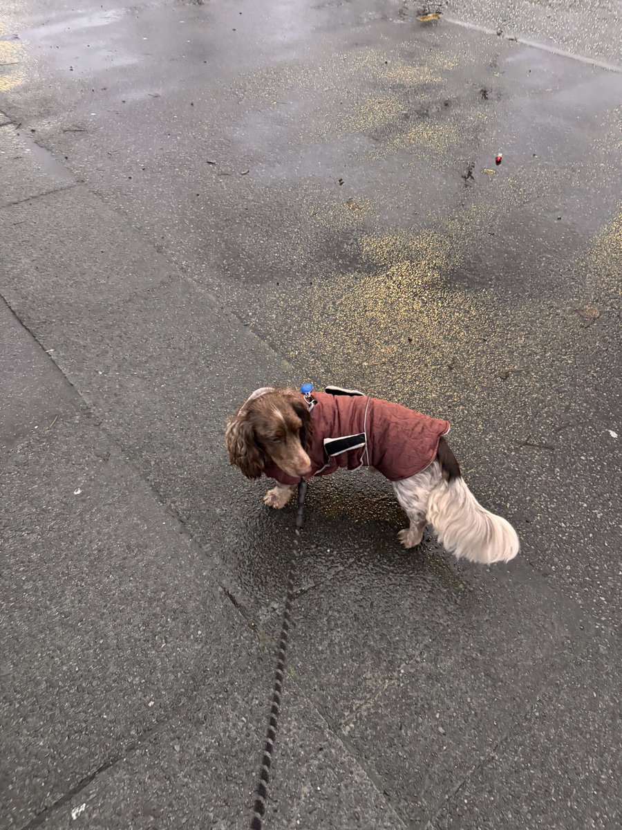 He fucking hates walking with a coat on