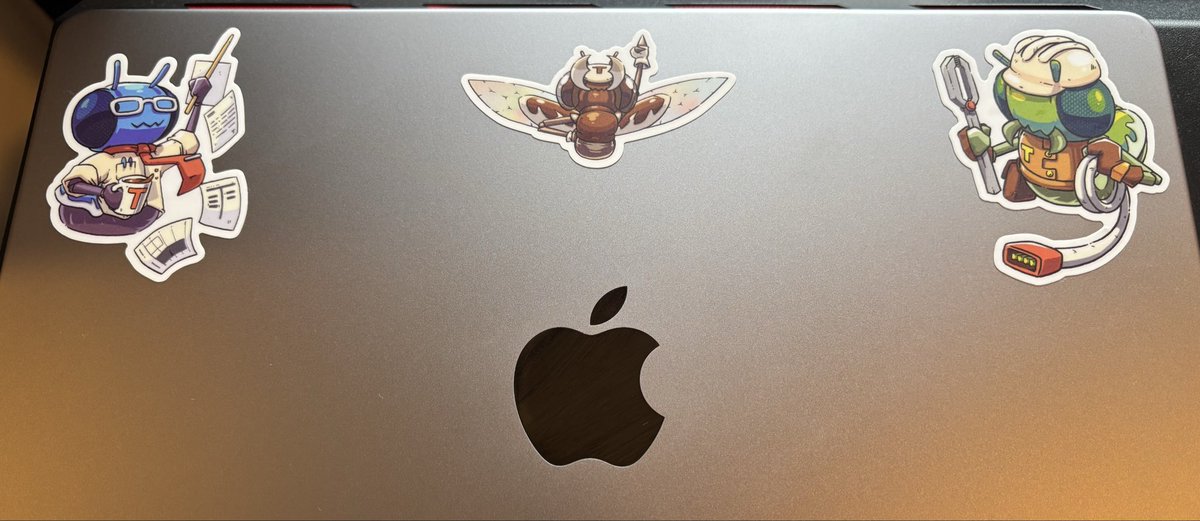 I haven’t put stickers on my laptop until now, but how could you not with these cute <a href="/TigerBeetleDB/">TigerBeetle</a> mascots? Thanks for the great meetup!