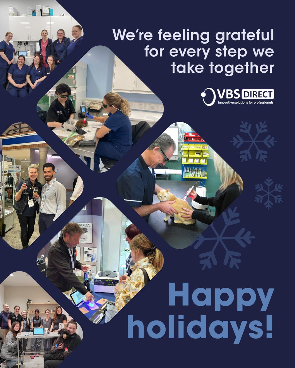 VBSDirect's tweet image. Thank you to the teams who partner with us to improve the care they provide to your patients!  Your trust means a lot.

Wishing you a joyful Christmas and a successful year ahead.

From all of us at VBS Direct. 🎄✨