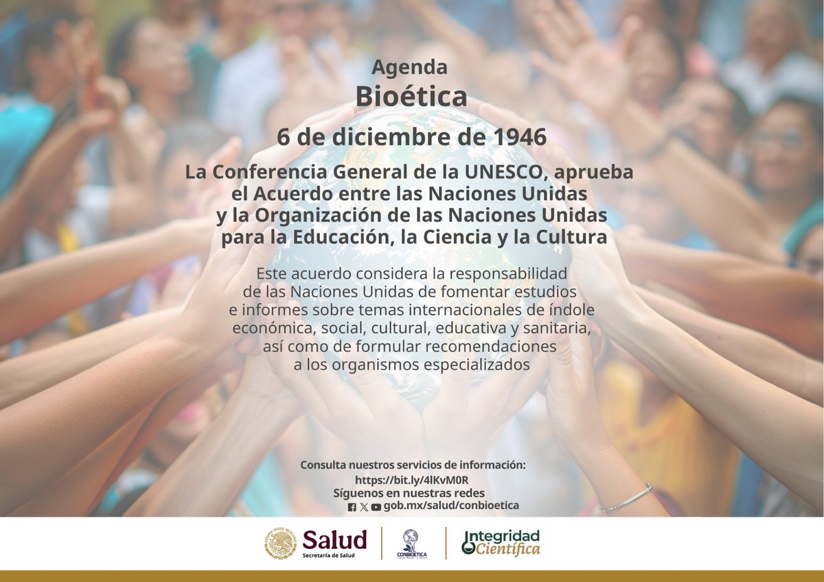 🗓️6 de diciembre
🌎Aprobación del Acuerdo para la educación la ciencia y la cultura