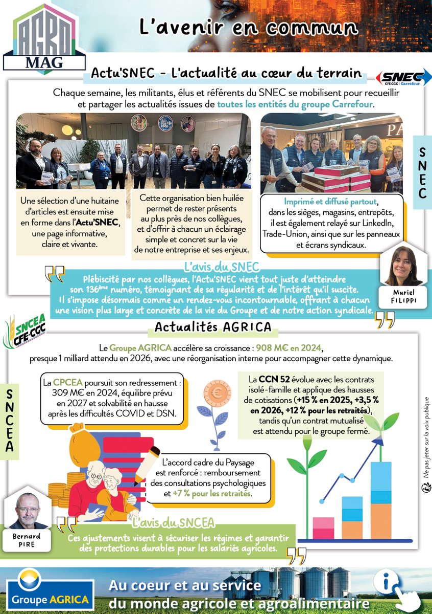 🚀 Le nouveau numéro de l’Agromag est en ligne !

🧷 Découvrez-le dès maintenant :
calameo.com/read/006445172…

🤝 Avec les contributions du SNCEA et du SNEC.