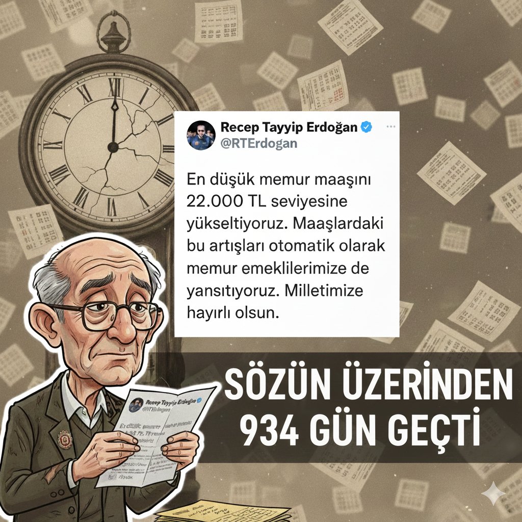 Kararlıyız,
unutturmayacağız❗
Ömrün son deminde
Vakit bol evde
Para yok cepte
Dışarıda çıkamıyoruz
Dadandık çocukların internetine.
#EmekliMemur  gerçekçi, belgeli
Eş dost sohbetlerinde...
Ben olsam yabana atmazdım
Hadi bakalım devam edin böyle
#MemurEmeklisineAdalet nerede?
Geç