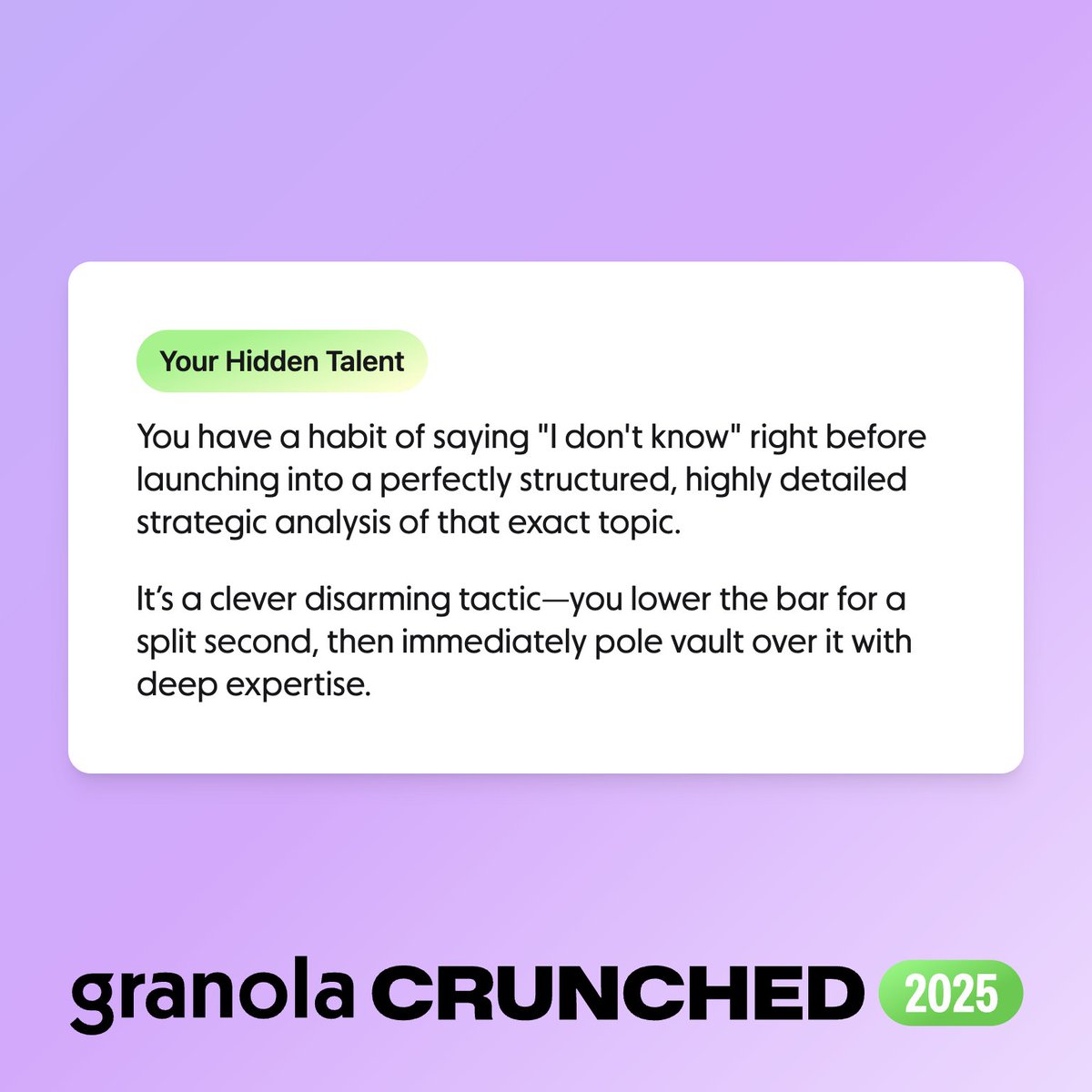 I can sleep well with these leadership reviews from @meetgranola. https://t.co/1EC5x5NM5K