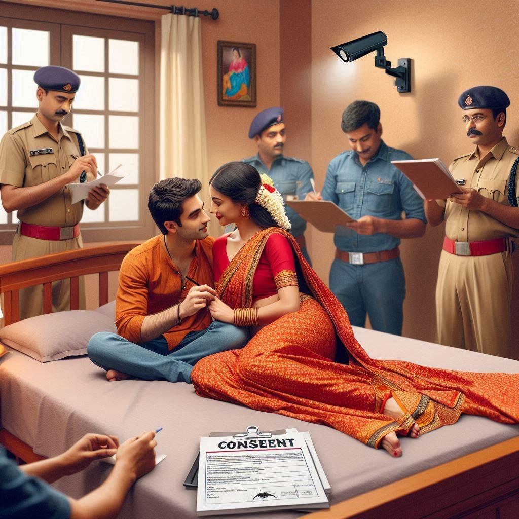 <a href="/ShashiTharoor/">Shashi Tharoor</a> I don't want to rabe my wife.
How do I record her consent?
Do I fill a consent form?
Do I invite police into my bedroom to record her consent?
Do I invite media into my bedroom?
#StopCriminalizingMen