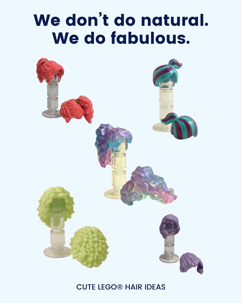 urbitrend's tweet image. We don’t do natural. We do fabulous 💜✨
Full collection: choose-a-brick.com/en-global/coll…