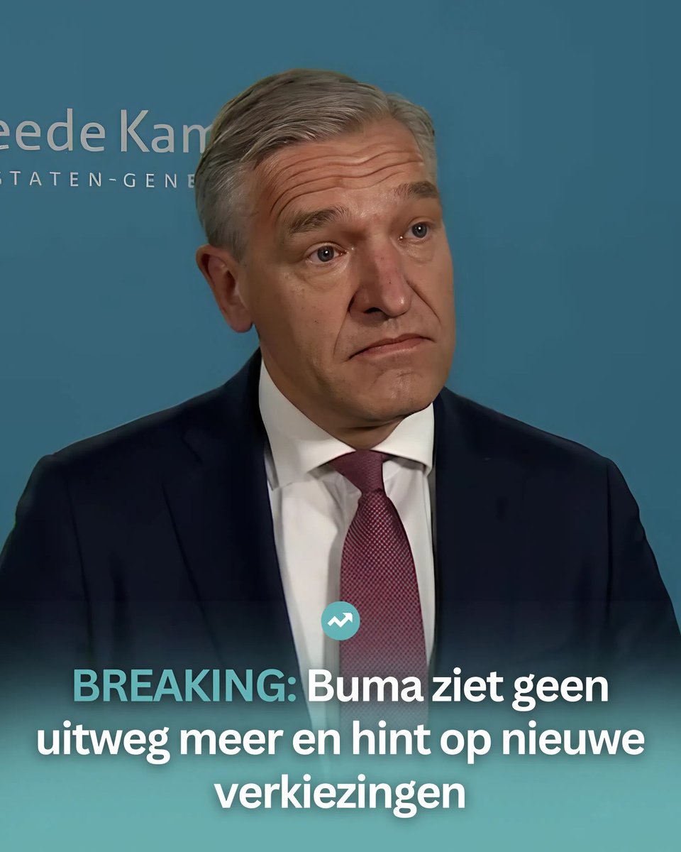 NET BINNEN: Buma ziet geen uitweg meer en hint op nieuwe verkiezing