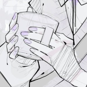 手がうまく描けた✌