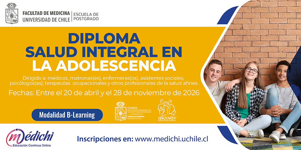 🌟 Tu próximo logro comienza aquí. 

Conoce el Diploma Salud Integral en la Adolescencia y adquiere estrategias actualizadas para el abordaje adolescente en distintos sistemas de salud. 

Inscríbete hoy 👉 medichi.uchile.cl/diploma-salud-…