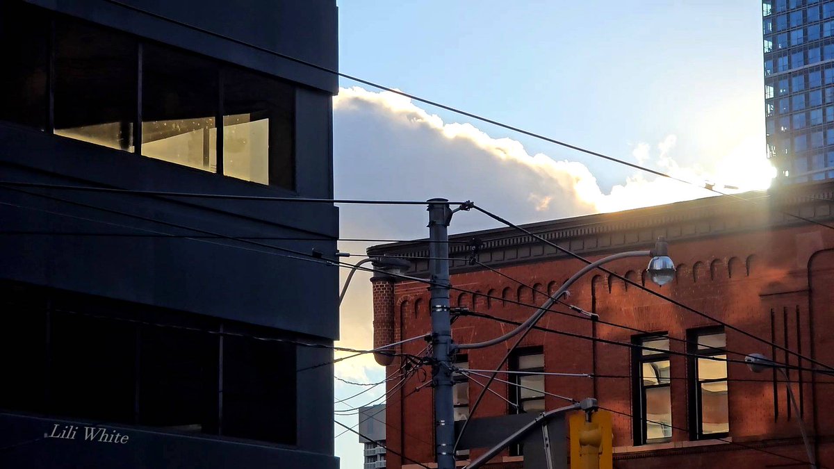 Down on the Corner

Too bad the sliver lining on the cloud behind the buildings disappeared faster than I could take the photo, but it still has appeal.
#photography #city #Toronto