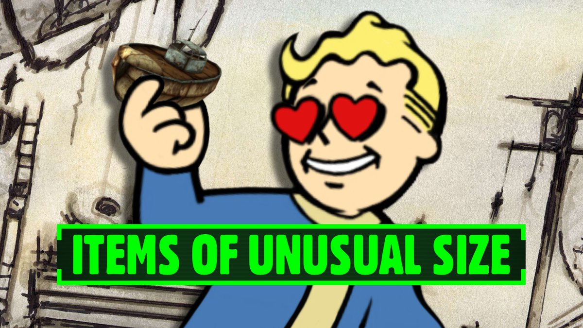 Fallout 3's Items of Unusual Size... youtu.be/tlrMYRODu9E?si… via <a href="/YouTube/">YouTube</a>