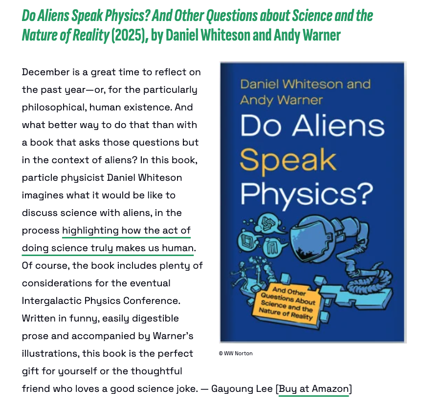 Give aliens for Christimas!