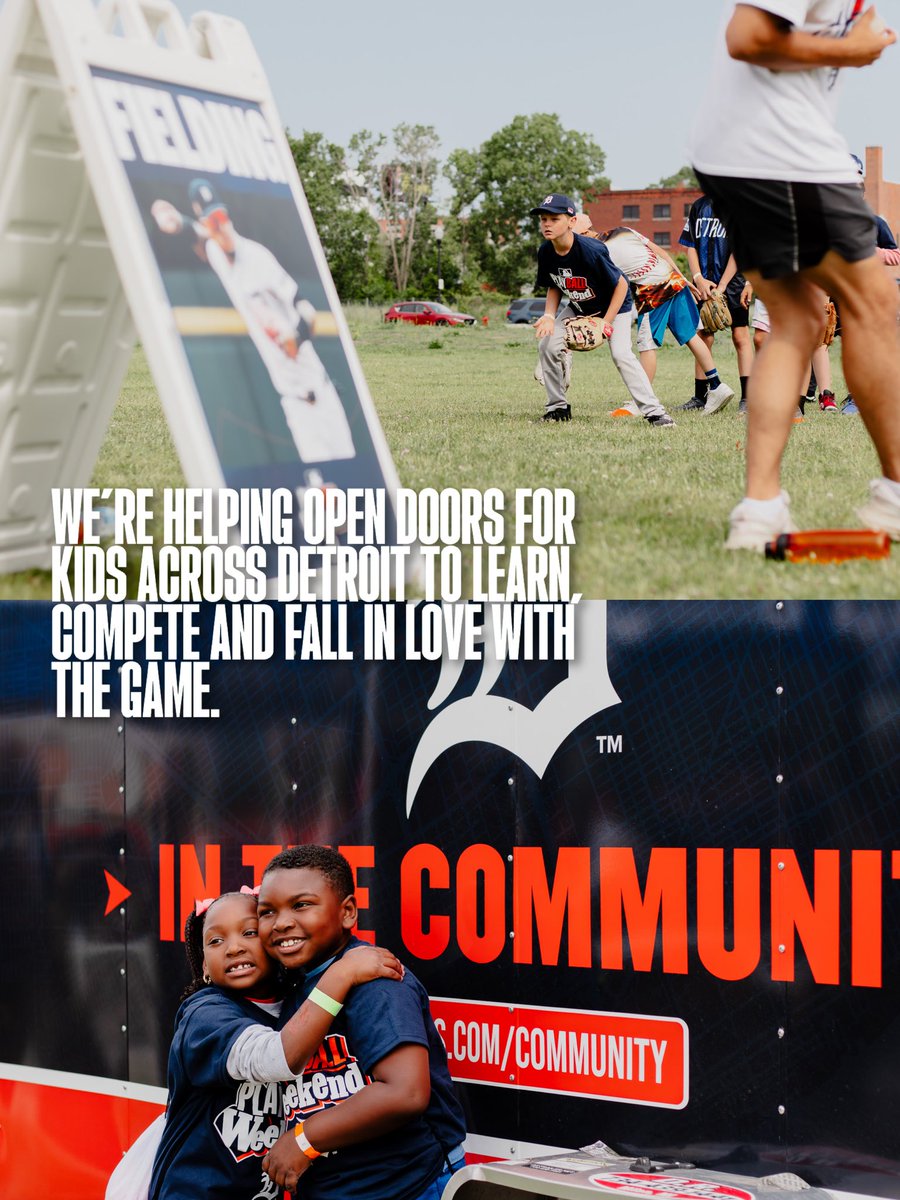 Detroit Tigers Community Impact tweet media