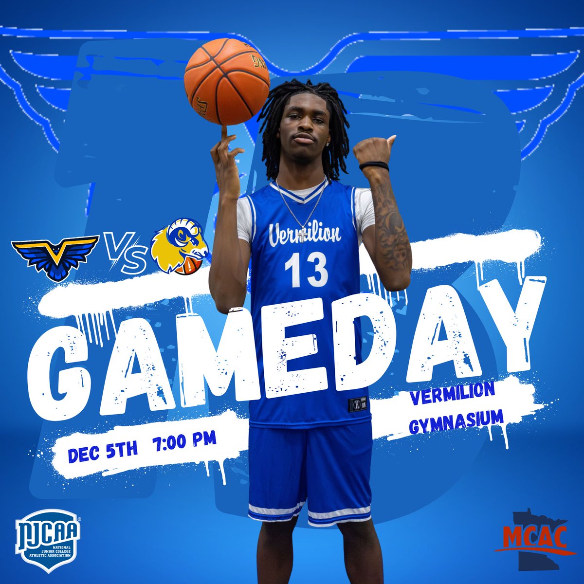 Gameday!!👊⛓️🦅🏀
🆚 #13 Anoka-Ramsey CC
📍 Ely,Minnesota (Vermilion Gymnasium)
⏰ 7:00PM CST
📺 fan.hudl.com/usa/mn/ely/org…