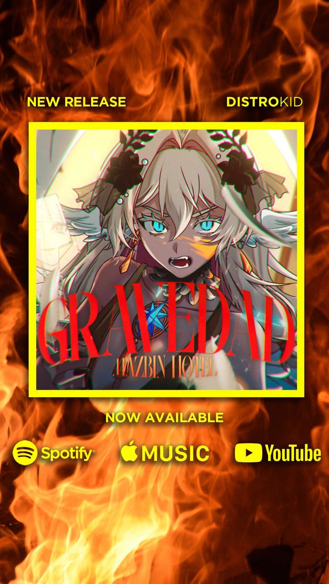 MariieFD's tweet photo. 🌟OUT ON ALL STREAMING PLATFORMS🌟

Gravity - Spanish Version (From "Hazbin Hotel") is officially out on all streaming platforms!!

Stream it to your hearts content!!
Va con muchisimo amor mi vidas! 🤍

▶️https://t.co/fwWzOP4wjD https://t.co/ElnofdtQec