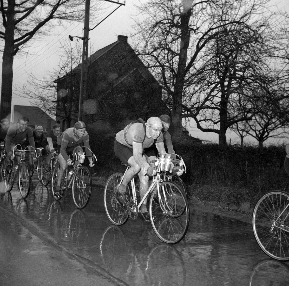 This is Briek Schotte, a man in his domain a wet Tour of Flanders. A man most of Flanders agrees was a true Flandrien. Don’t take our word for it, take the word of another Flandrien, Roger De Vlaeminck.

This is what Roger told Chris he remembers most about ‘Iron Briek’, “I
