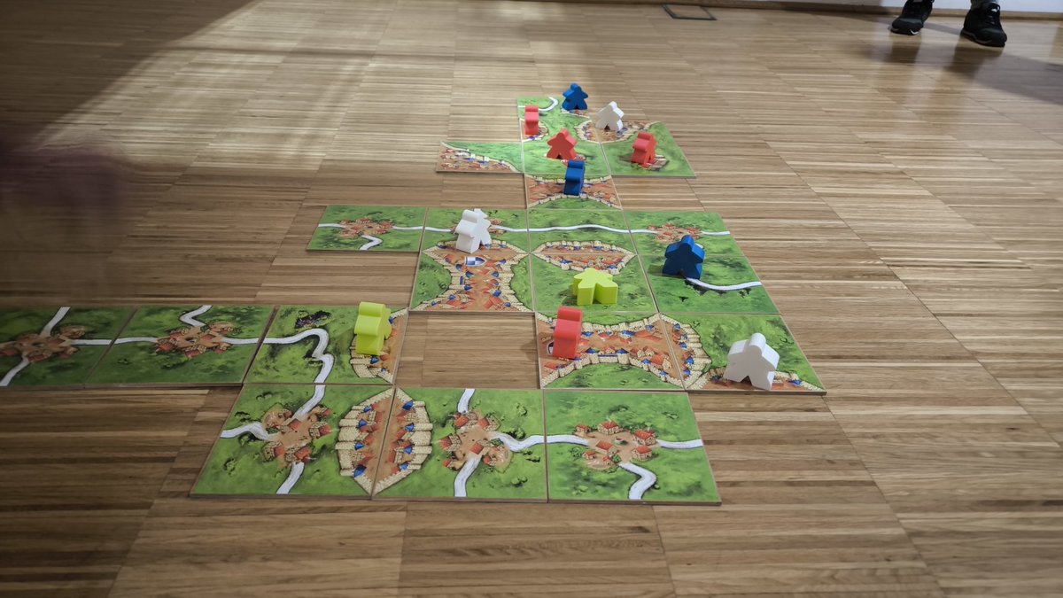 Carcassonne gigante cortesía de <a href="/CarcassonneEs/">Carcassone Spain</a> #XIXMinasTirith