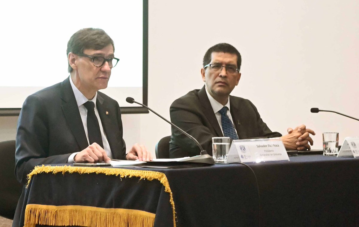 Nada puede funcionar si no se ataca la desigualdad en general: económica, social, pero sobre todo las más puntuales que atraviesan a nuestras sociedades, como la de género. Así lo dijo <a href="/leyvapato/">Miguel Armando López Leyva</a> en la visita del presidente de la <a href="/gencat/">Generalitat de Catalunya</a> a la #UNAM.

🔗 goo.su/UP4iZS