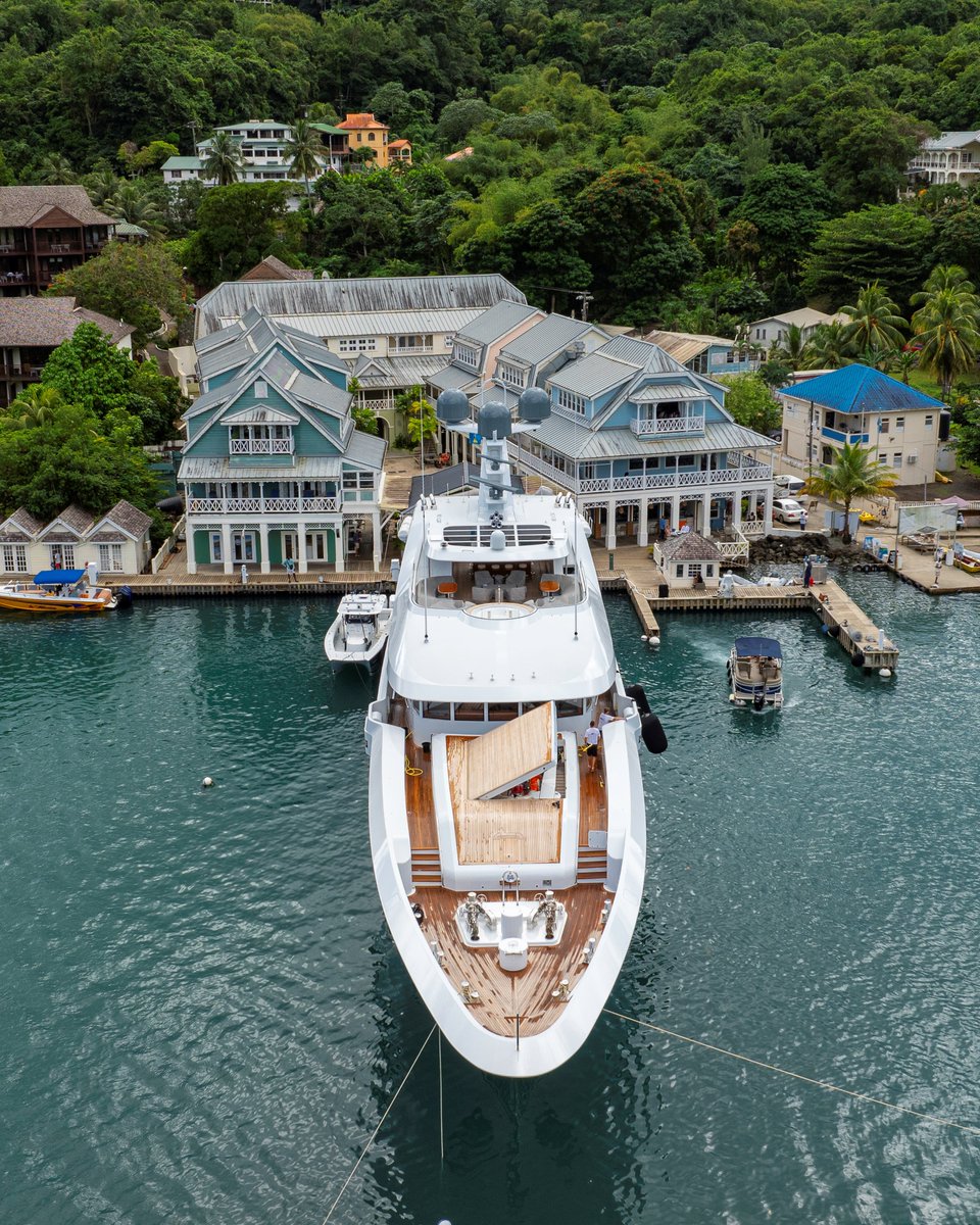 Marigot Bay is one of Saint Lucia’s most breathtaking natural harbours, known for its calm waters, lush hillsides, and timeless Caribbean charm. The marina is always alive with sleek yachts, creating the perfect backdrop for a day by the water. 
#TravelSaintLucia