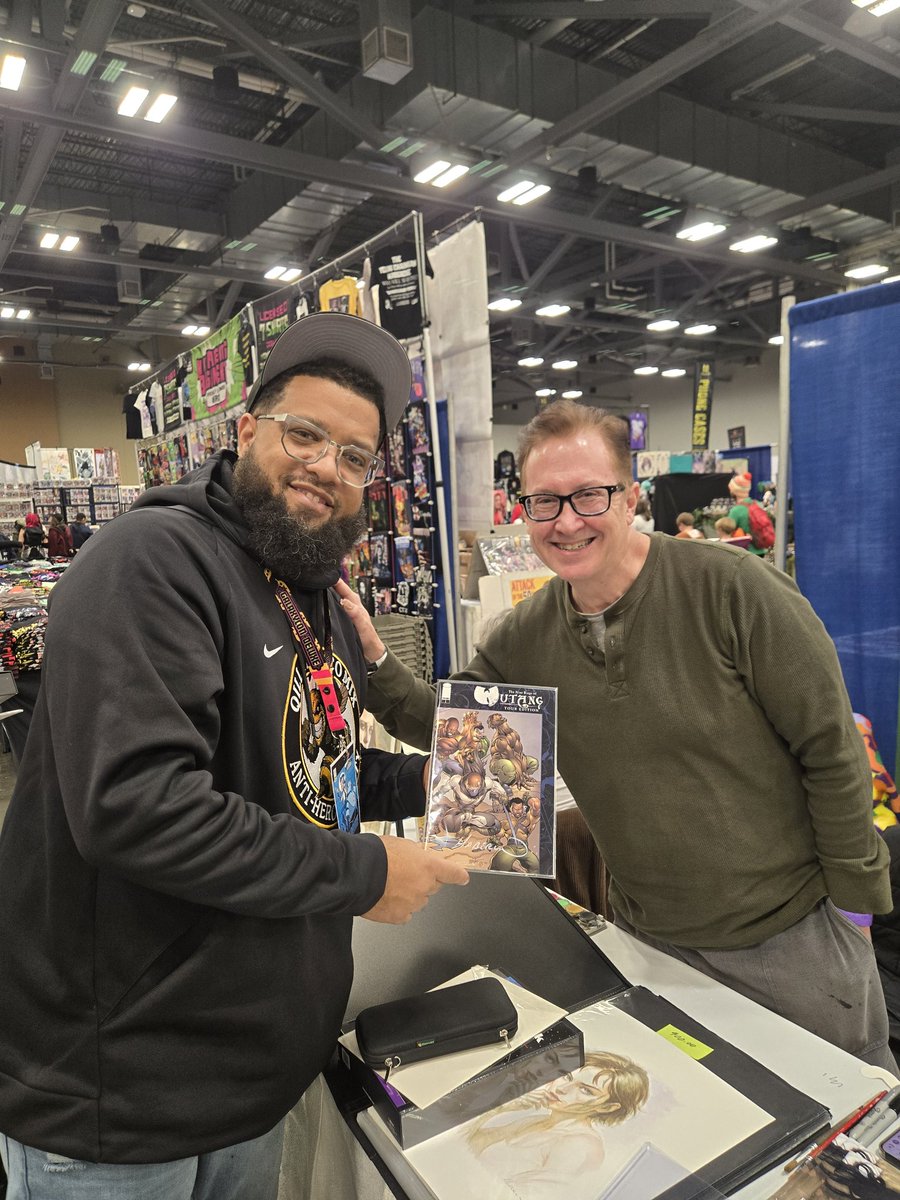 heroinitiative's tweet image. Hey Columbus! Swing by the Hero Initiative booth at @GalaxyConCMH—Brian Haberlin will be signing all weekend! And yes, he’ll sign your Wu-Tang comics. 👐

Come say hi, support Hero Initiative, and get your comics blessed by a legend!

#GalaxyConColumbus #BeTheHero #ComicsTwitter