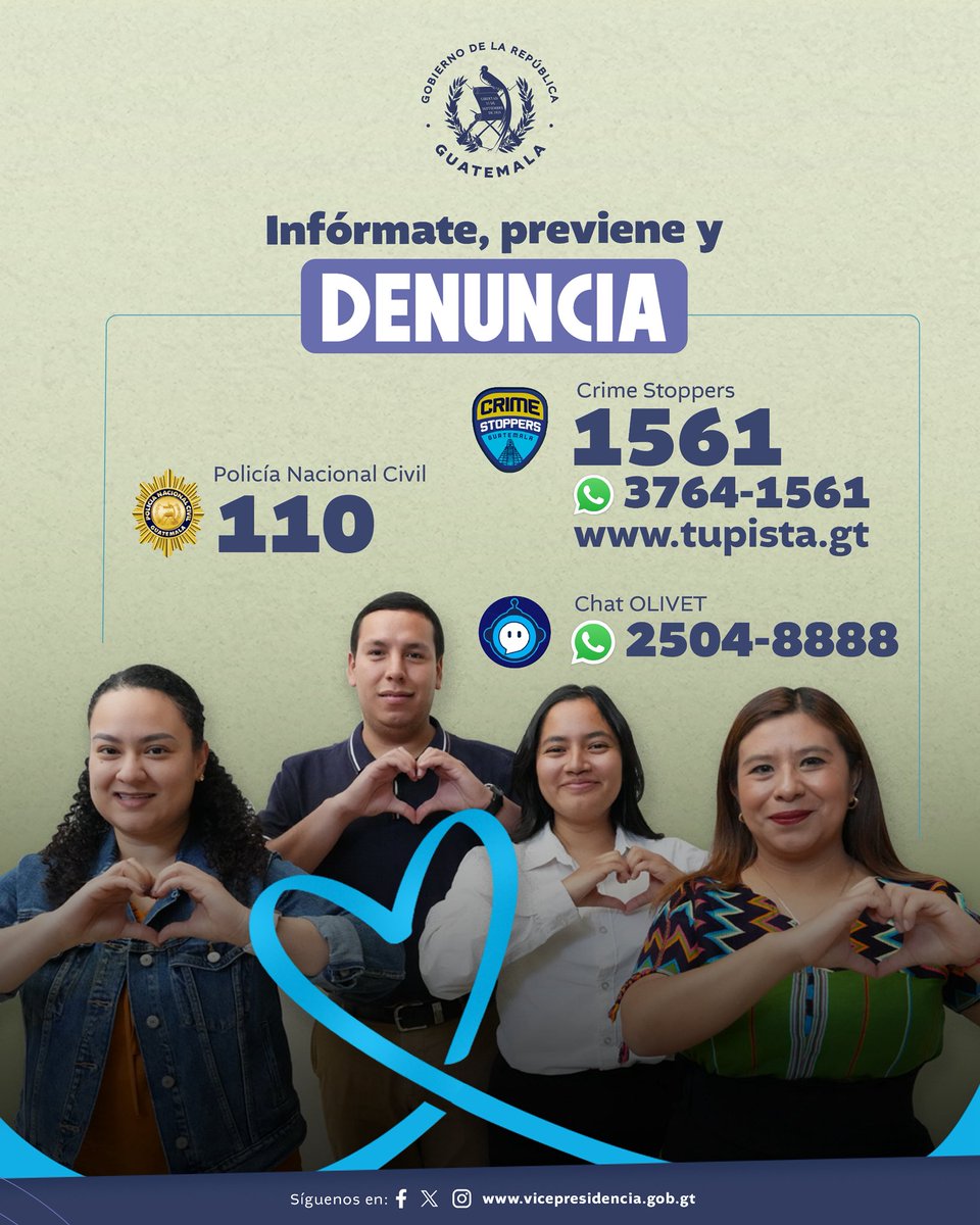 Infórmate, previene y denuncia.