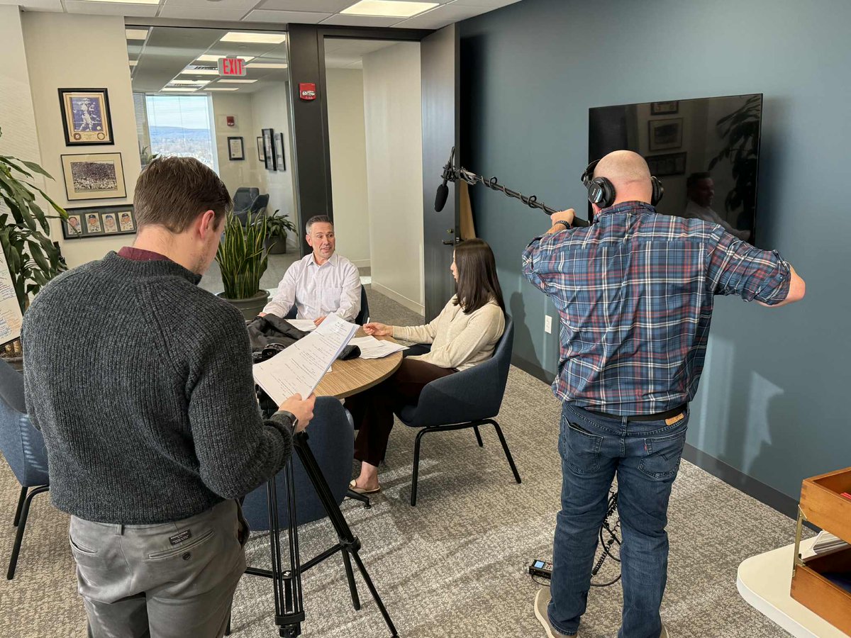 Working on something special for our annual CBIA holiday video! This year, <a href="/ChrisDipentima/">Chris DiPentima</a> is being joined by Alyssa Gorecki and Matt Howe for some holiday fun! Can’t wait to show everyone soon! Huge thanks to Dzen Tree Farm for welcoming us during their busiest time of year.